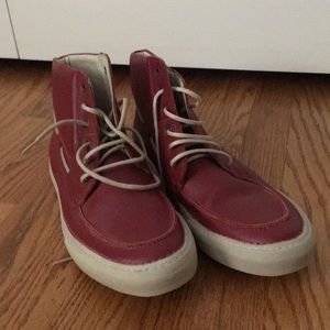 Domenico red sneakers sz 12, excellent condition